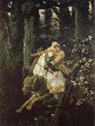 Viktor Vasnetsov Ivan the Tsarevich Riding the Grey Wolf Sweden oil painting artist